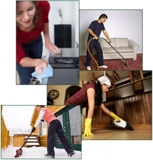 Hacer ejercicio con las tareas de la casa