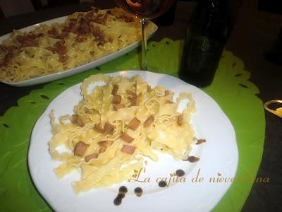 Mafaldes a la bottarga