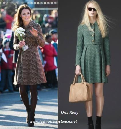 La Duquesa de Cambridge visita Oxford. Consigue su vestido