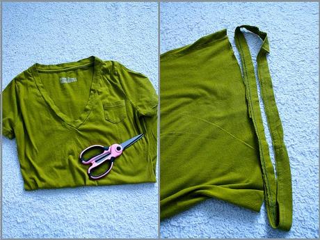 DIY: ¡Un collar hecho con camiseta!