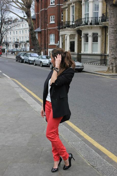 *A Princes Shirt and a Coral Pants*