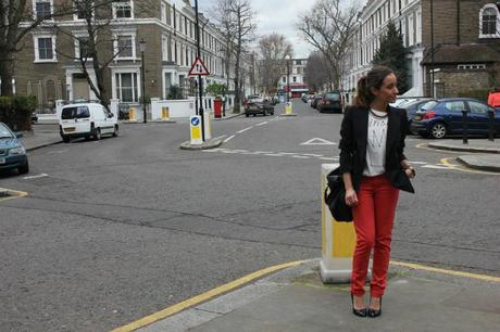 *A Princes Shirt and a Coral Pants*