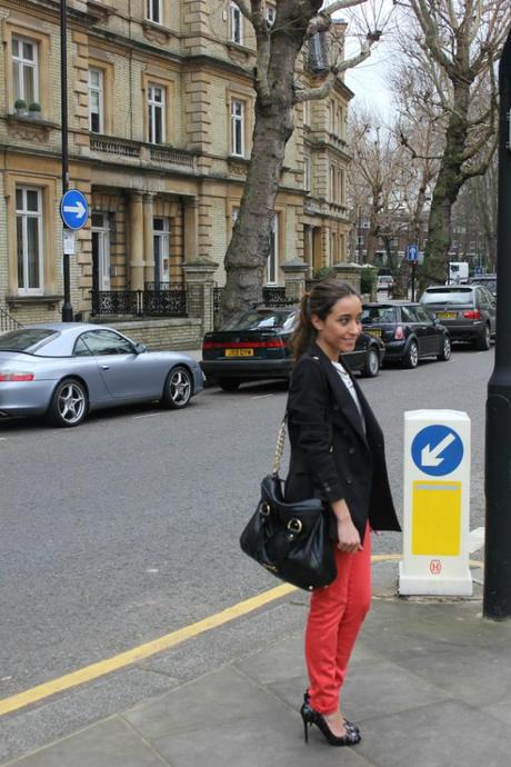 *A Princes Shirt and a Coral Pants*