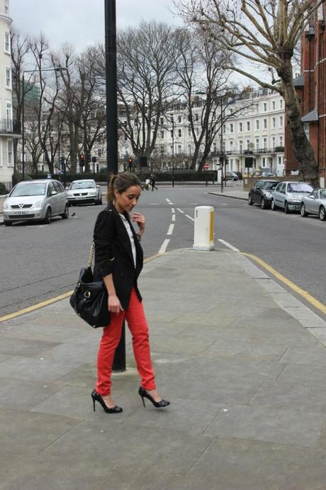 *A Princes Shirt and a Coral Pants*