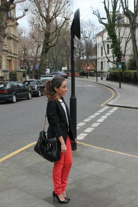 *A Princes Shirt and a Coral Pants*