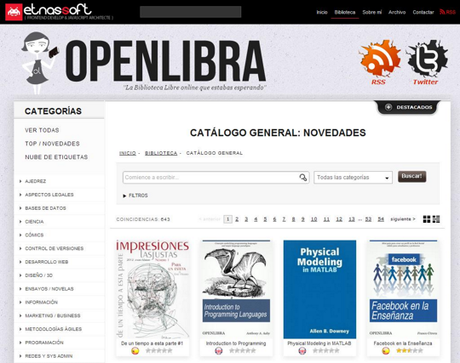 openlibra biblioteca OpenLibra, biblioteca libre online