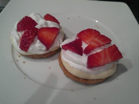 Mini Tartas de Fresa.