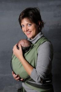 Mei tai Lana Tragetücher olive