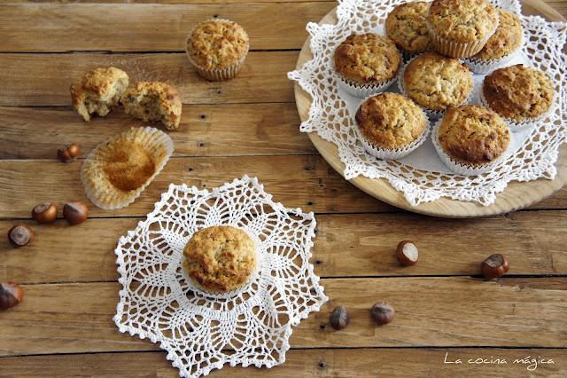 Muffins de avena y albaricoque para Heva