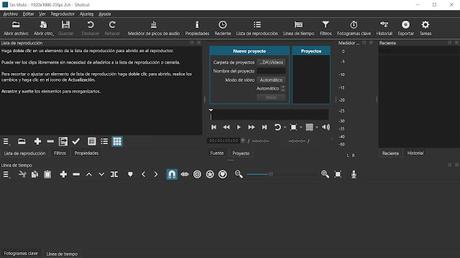 Shotcut para windows, edita tus videos fácilmente y sin costo alguno