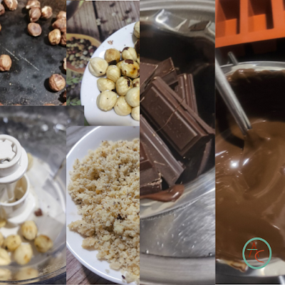 Barritas de Chocolate con Crema de Almendra y Coco