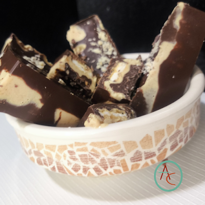 Barritas de Chocolate con Crema de Almendra y Coco