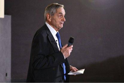 Andrés Garrigó, director de muchas películas cristianas y con valores, en una presentación