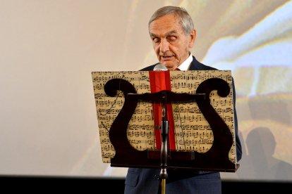 Andrés Garrigó, de Goya Producciones, en una presentación en 2024