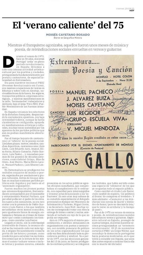 EL “VERANO CALIENTE DEL 75” Durante el verano de 1975, ha...