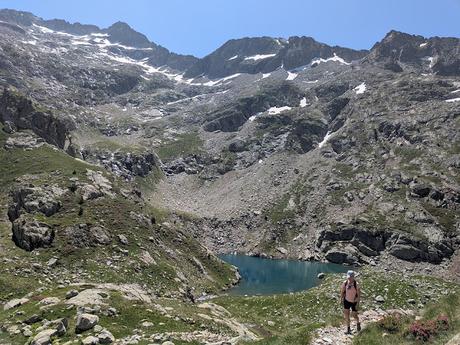 Ibones de Arriel y Respomuso desde la Sarra Ibones de Arriel y Respomuso desde la Sarra