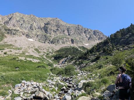 Ibones de Arriel y Respomuso desde la Sarra Ibones de Arriel y Respomuso desde la Sarra