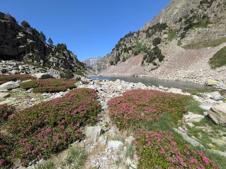 Ibones de Arriel y Respomuso desde la Sarra Ibones de Arriel y Respomuso desde la Sarra