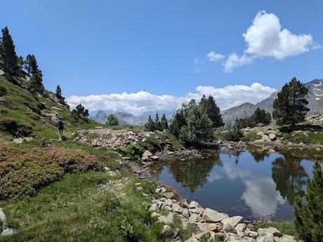 Ibones de Arriel y Respomuso desde la Sarra Ibones de Arriel y Respomuso desde la Sarra