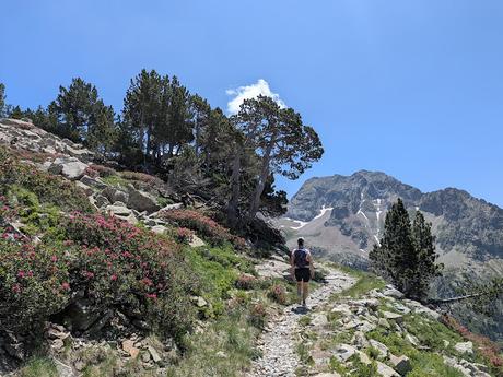 Ibones de Arriel y Respomuso desde la Sarra Ibones de Arriel y Respomuso desde la Sarra