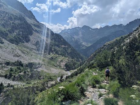 Ibones de Arriel y Respomuso desde la Sarra Ibones de Arriel y Respomuso desde la Sarra