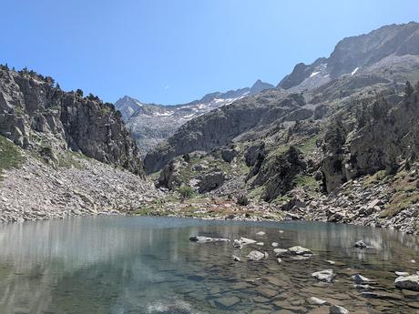 Ibones de Arriel y Respomuso desde la Sarra Ibones de Arriel y Respomuso desde la Sarra