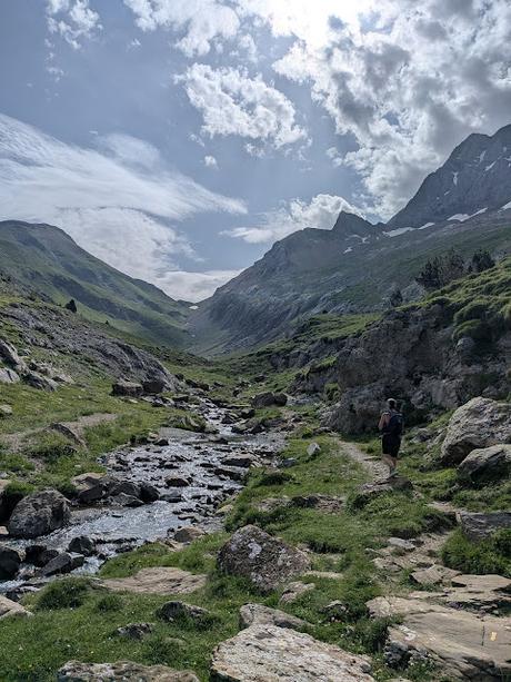 Refugio Serradets desde Bujaruelo Refugio Serradets desde Bujaruelo
