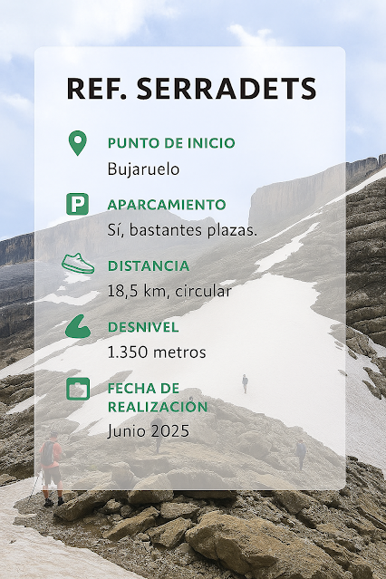 Refugio Serradets desde Bujaruelo Refugio Serradets desde Bujaruelo