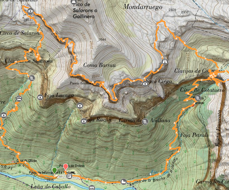 Faja de las Flores por Clavijas de Salarons y Cotatuero