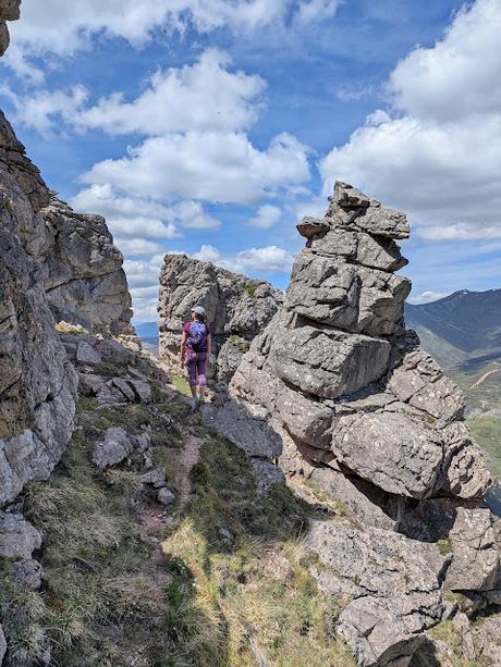 Picos Bodón y Cabañas desde Llamazares Picos Bodón y Cabañas desde Llamazares