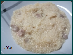 Sopa maravilla seca con carne