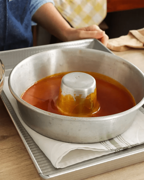 molde sobre funte con trapo