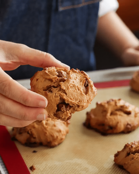 galletas de dulce de leche con chips