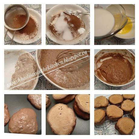 MINI PANCAKES AU CHOCOLAT / CHOCOLATE MINI PANCAKES / MINI PANQUEQUES CON CHOCOLATE / ميني بانكيك بالشوكولاته