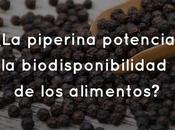 piperina potencia biodisponibilidad alimentos?