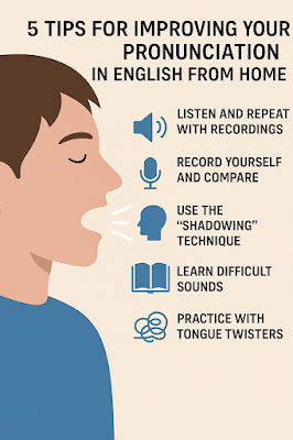 5 Trucos prácticos para mejorar tu pronunciación en inglés desde casa