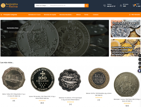 Numismática Reina