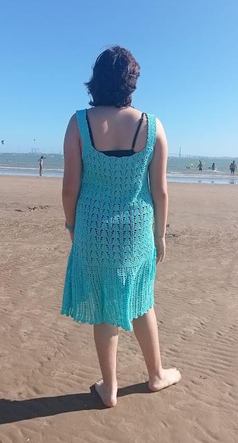 COLECCIÓN GRANNY, VESTIDO AGUAMARINA COLECCIÓN GRANNY, VESTIDO AGUAMARINA