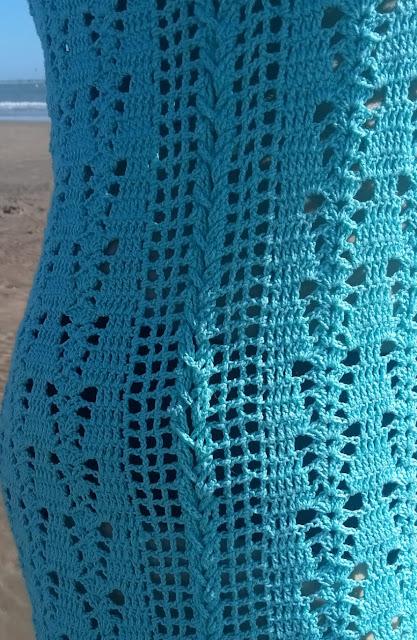 COLECCIÓN GRANNY, VESTIDO AGUAMARINA COLECCIÓN GRANNY, VESTIDO AGUAMARINA