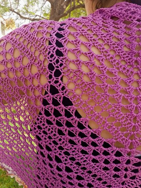 RECICLANDO EL CHAL VIOLETA RECICLANDO EL CHAL VIOLETA