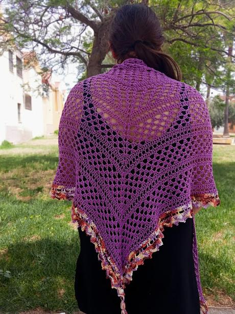 RECICLANDO EL CHAL VIOLETA RECICLANDO EL CHAL VIOLETA