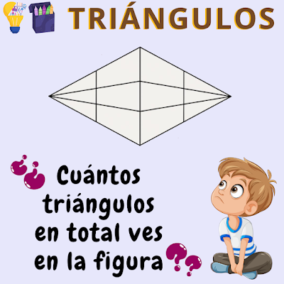 TRIÁNGULOS Retos matemáticos, Desafíos matemáticos, Problemas matemáticos, Retos mentales, Juegos mentales, Matemática Recreativa, Matemáticas Divertidas, Juegos educativos, Juegos mentales, Solo para Genios, Retos Solo para Genios, Retos virales, Triángulos, Número de Triángulos, Retos visuales
