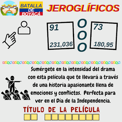 Fiestas Patrias, Batalla de Boyacá, 7 de agosto, Desafíos matemáticos, Retos matemáticos, Problemas matemáticos, Retos mentales, Juegos mentales, Acertijos, Retos virales, Retos visuales, Problemas de lógica, Solo para Genios, Jeroglíficos, Jeroglíficos Escolares