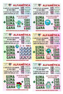 ALFAMÉTICAS: DÍA DE LA TIERRA ALFAMÉTICAS: DÍA DE LA TIERRA