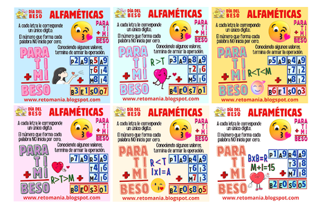 ALFAMÉTICAS: DÍA DEL BESO ALFAMÉTICAS: DÍA DEL BESO