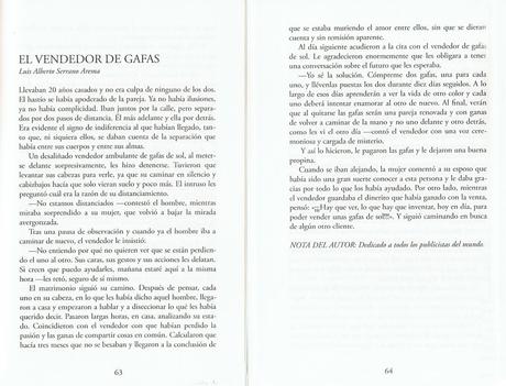 Mi relato «EL VENDEDOR DE GAFAS», en la antología «Ecos del Camino». Mi relato «EL VENDEDOR DE GAFAS», en la antología «Ecos del Camino».