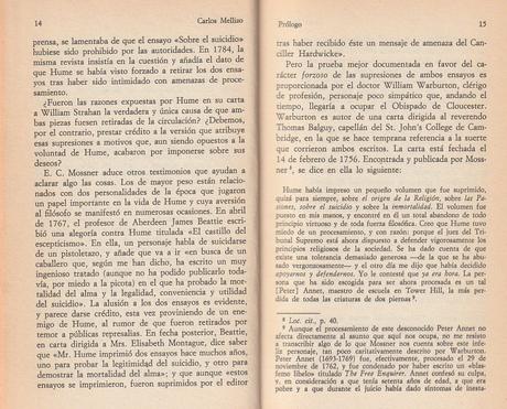 SOBRE HUME Y SUS ESCRITOS MENORES SOBRE HUME Y SUS ESCRITOS MENORES