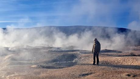 BOLIVIA : EL P. N. EDUARDO AVAROA Y EL VOLCÁN SOL DE MAÑANA BOLIVIA : EL P. N. EDUARDO AVAROA Y EL VOLCÁN SOL DE MAÑANA