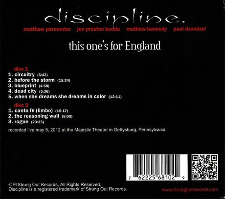 Discipline - This One's For England (2013)