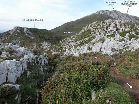 Asiegu-Picu Tiedu-La Cabeza Ubena-Tornallás